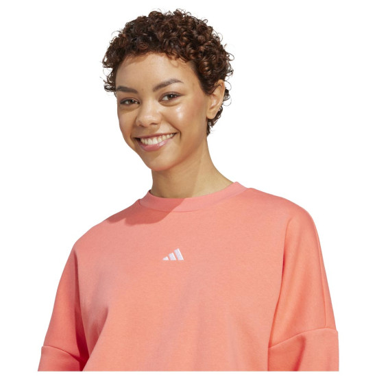 Adidas Γυναικείο φούτερ Essentials Small Logo Feel Cozy Sweatshirt Adidas Γυναικείο φούτερ Essentials Small Logo Feel Cozy Sweatshirt